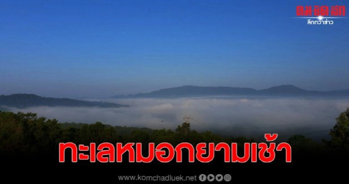 ด่านซ้ายอากาศเย็นยอดภูเริ่มหนาว ทะเลหมอกเต็มท้องฟ้า ด่านซ้ายอากาศเย็นยอดภูเริ่มหนาว ทะเลหมอกเต็มท้องฟ้า