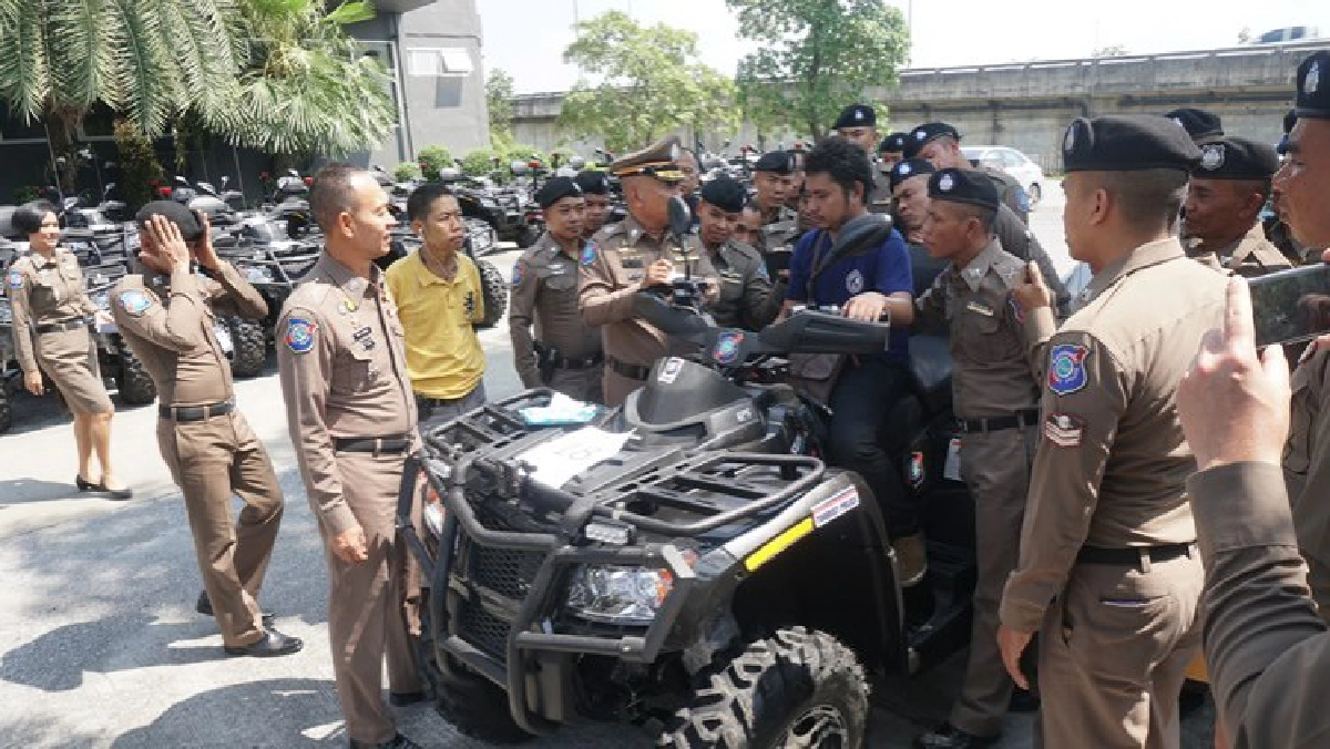 เอทีวี รถตรวจการณ์ริมหาด..เขี้ยวเล็บตร.ท่องเที่ยว