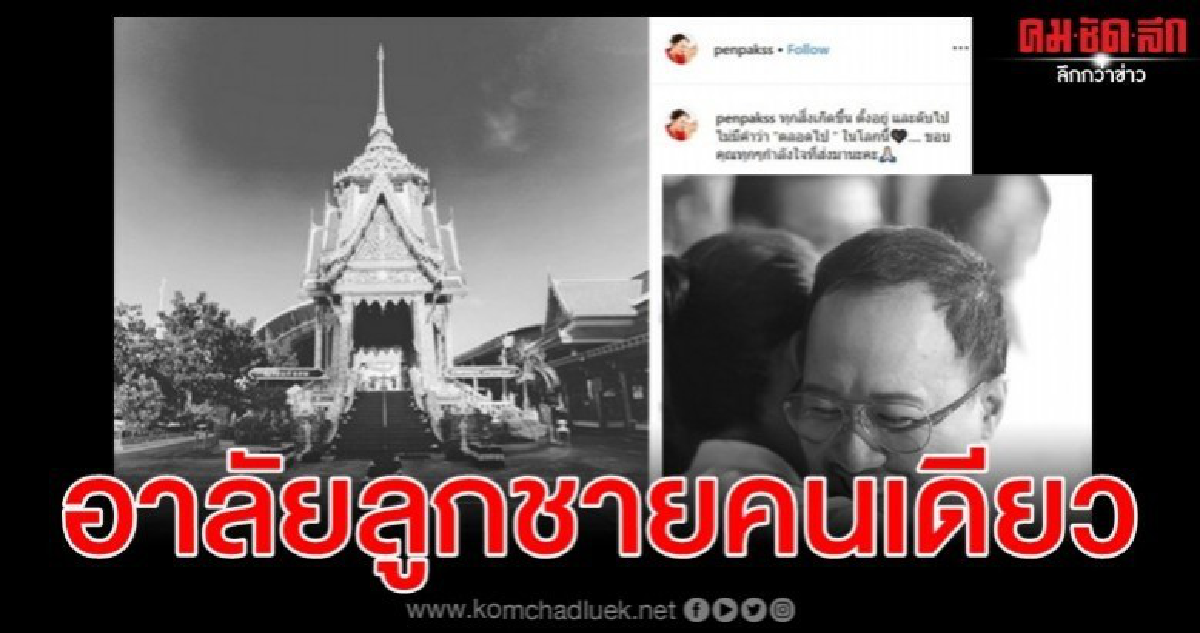 ต่าย เพ็ญพักตร์ อาลัย ลูกชายคนเดียว ต่าย เพ็ญพักตร์ อาลัย ลูกชายคนเดียว