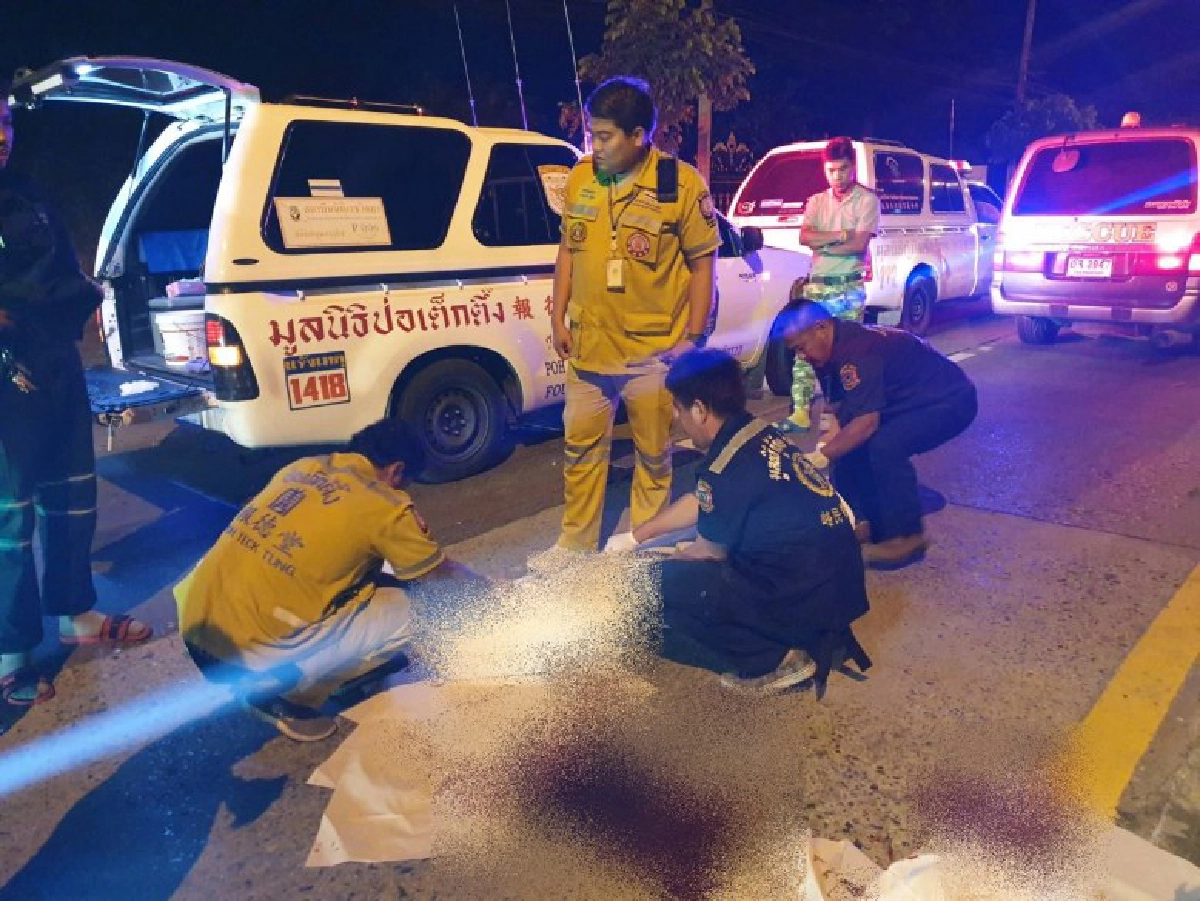 ซิ่งนินจา 1000 ซีซี เสยแท่งแบริเออร์ดับคาที่