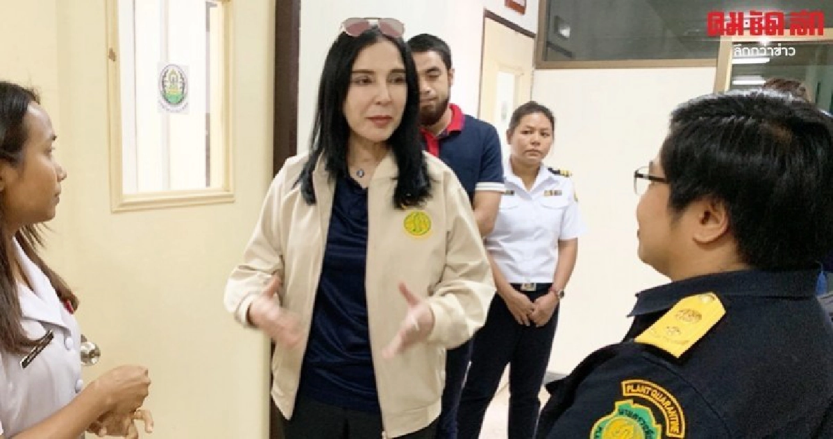 มนัญญา บุกตรวจด่านพืชเชียงแสน ผงะสารตกค้างเพียบ