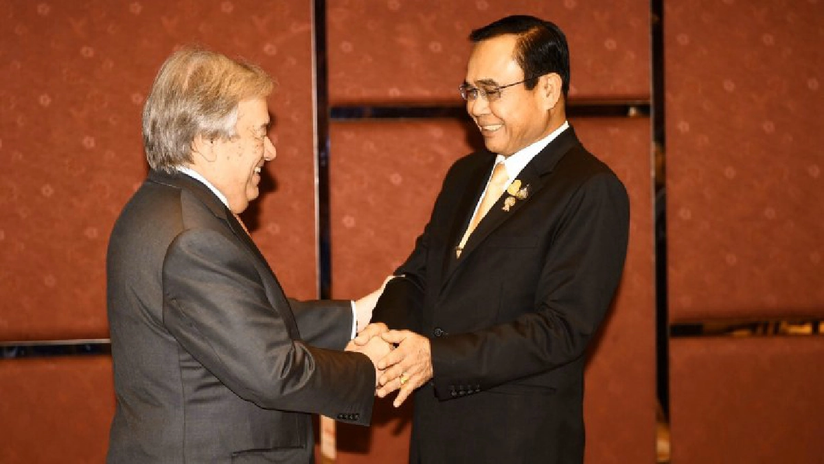 นายกฯหารือ เลขาฯยูเอ็น ย้ำไทยต้านค้ามนุษย์