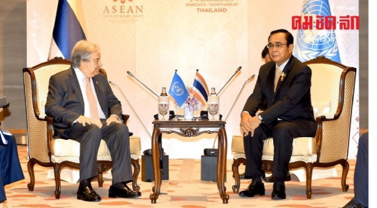 นายกฯหารือ เลขาฯยูเอ็น ย้ำไทยต้านค้ามนุษย์