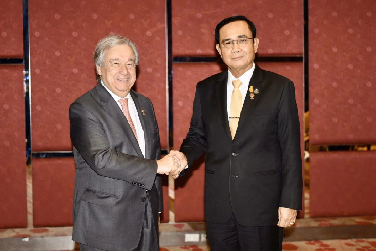 นายกฯหารือ เลขาฯยูเอ็น ย้ำไทยต้านค้ามนุษย์