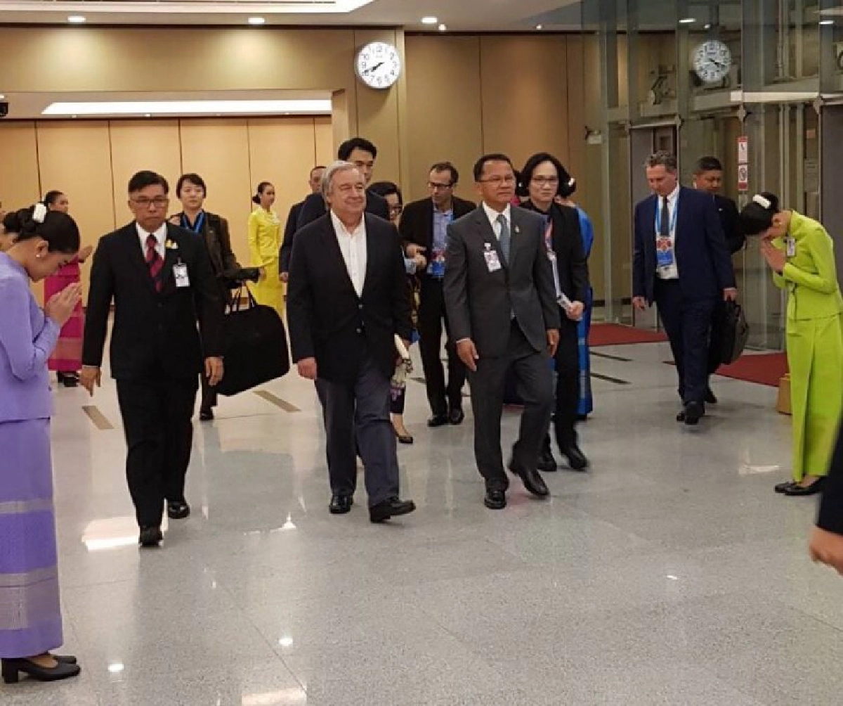 รมว.ยุติธรรม ต้อนรับเลขาธิการยูเอ็น