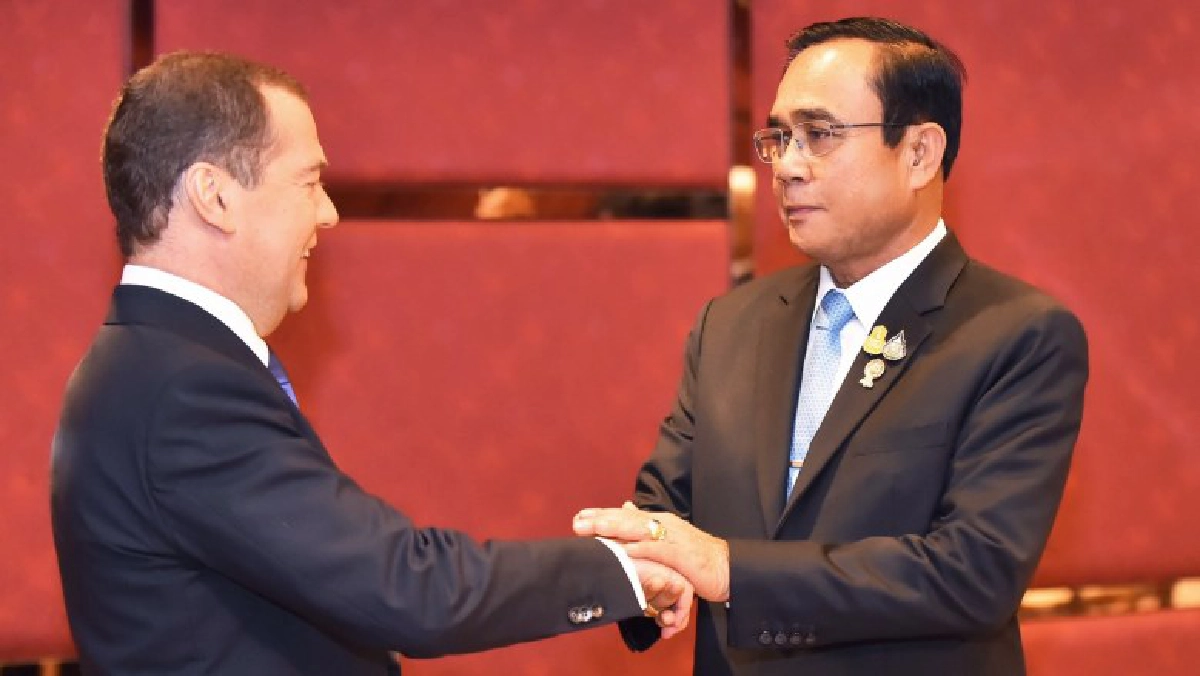 นายกฯ คุย เมดเวเดฟ แบไต๋หวังส่งออกสินค้าเกษตรไปรัสเซียเพิ่ม