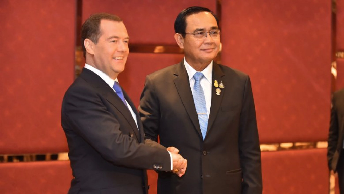 นายกฯ คุย เมดเวเดฟ แบไต๋หวังส่งออกสินค้าเกษตรไปรัสเซียเพิ่ม