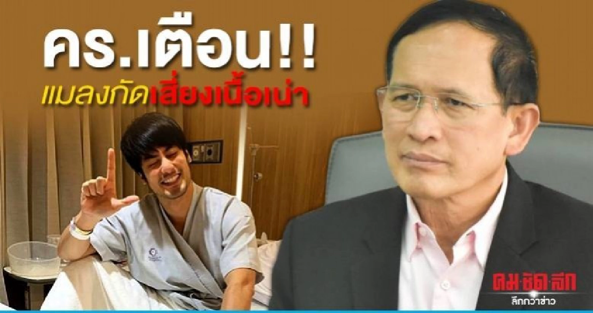 คร.เตือน แมลงกัดเสี่ยงเนื้อเน่า-ไทยป่วยปีละ200คน คร.เตือน แมลงกัดเสี่ยงเนื้อเน่า-ไทยป่วยปีละ200คน
