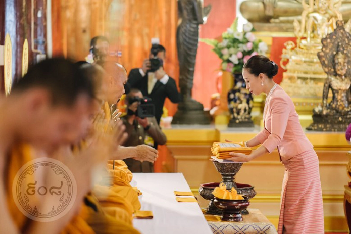 กรมหลวงราชสาริณีสิริพัช ทรงถวายผ้ากฐิน วัดศรีเกษตรารา