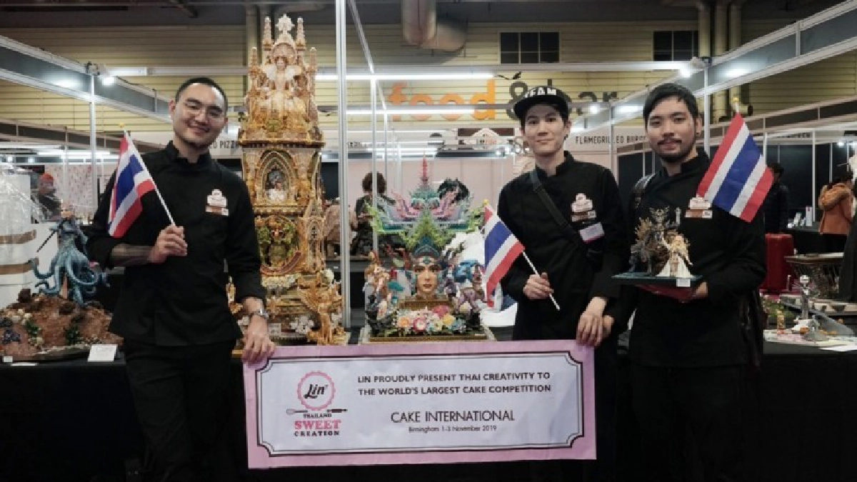 ทีมน้ำตาลลิน เค้กดีไซเนอร์ไทยกวาด 3 เหรียญทอง ทีมน้ำตาลลิน เค้กดีไซเนอร์ไทยกวาด 3 เหรียญทอง