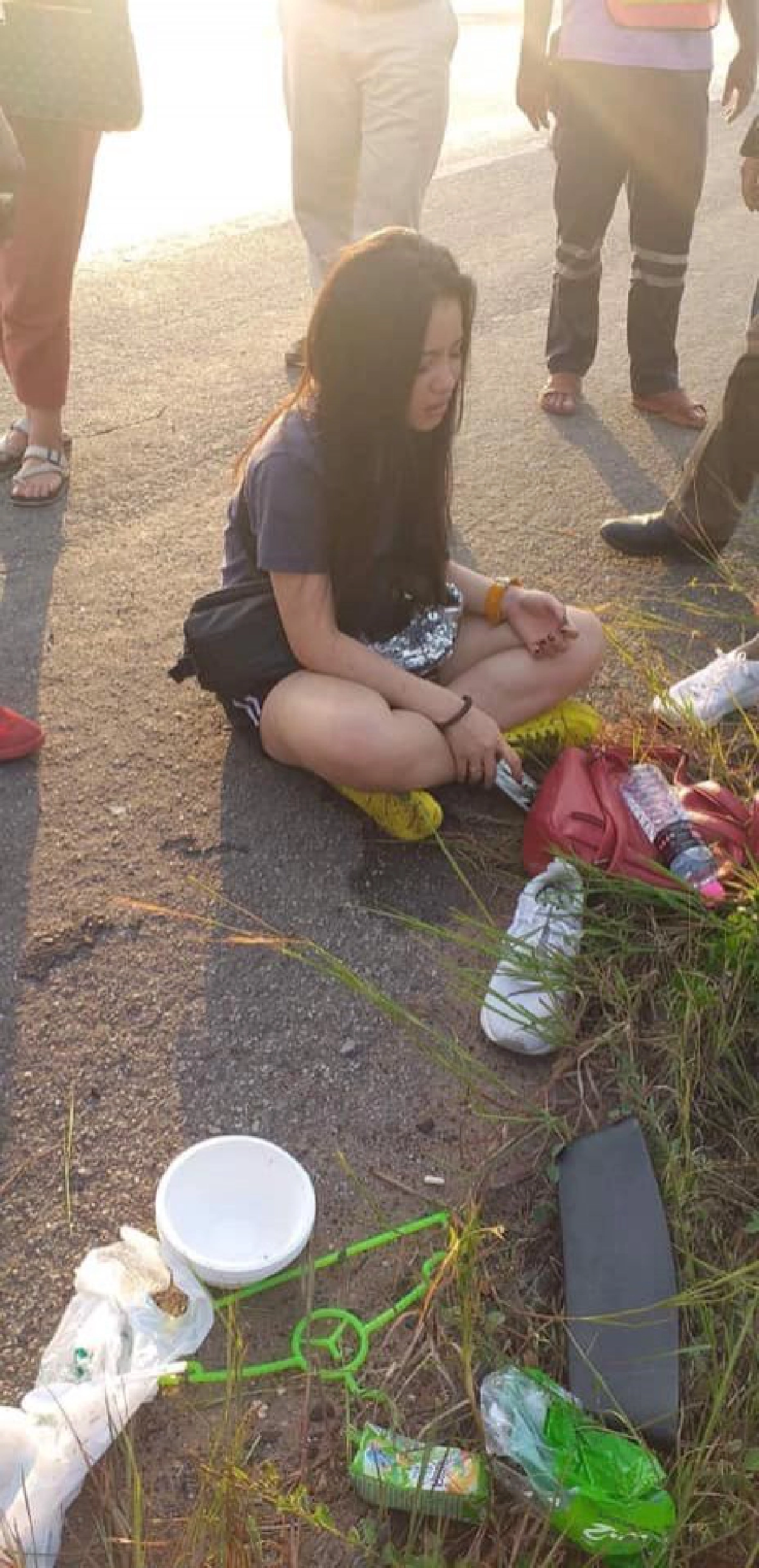 ใบปอ รัตติยา ราชินีรถแห่ ประสบอุบัติเหตุ