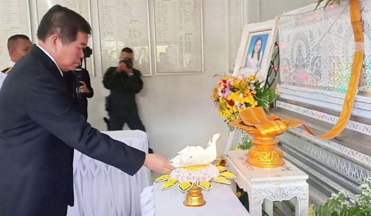 นิพนธ์ลงใต้ เป็นประธานพระราชทานเพลิงศพ ชรบ.ยะลา 