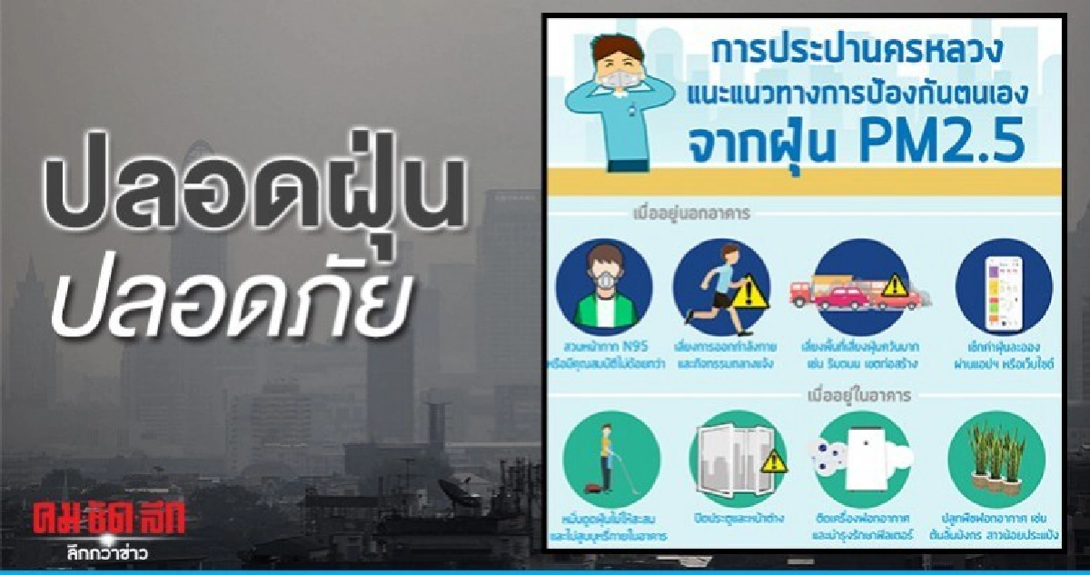 กปน.แนะสู้ภัยฝุ่น หมั่นกลั้วคอ-ดื่มน้ำ กปน.แนะสู้ภัยฝุ่น หมั่นกลั้วคอ-ดื่มน้ำ