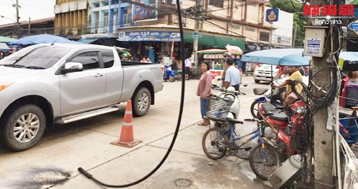 หนุ่มเดือดแฟนถูกสายไฟร่วงไหม้ขาไร้หน่วยงานเหลียวแล