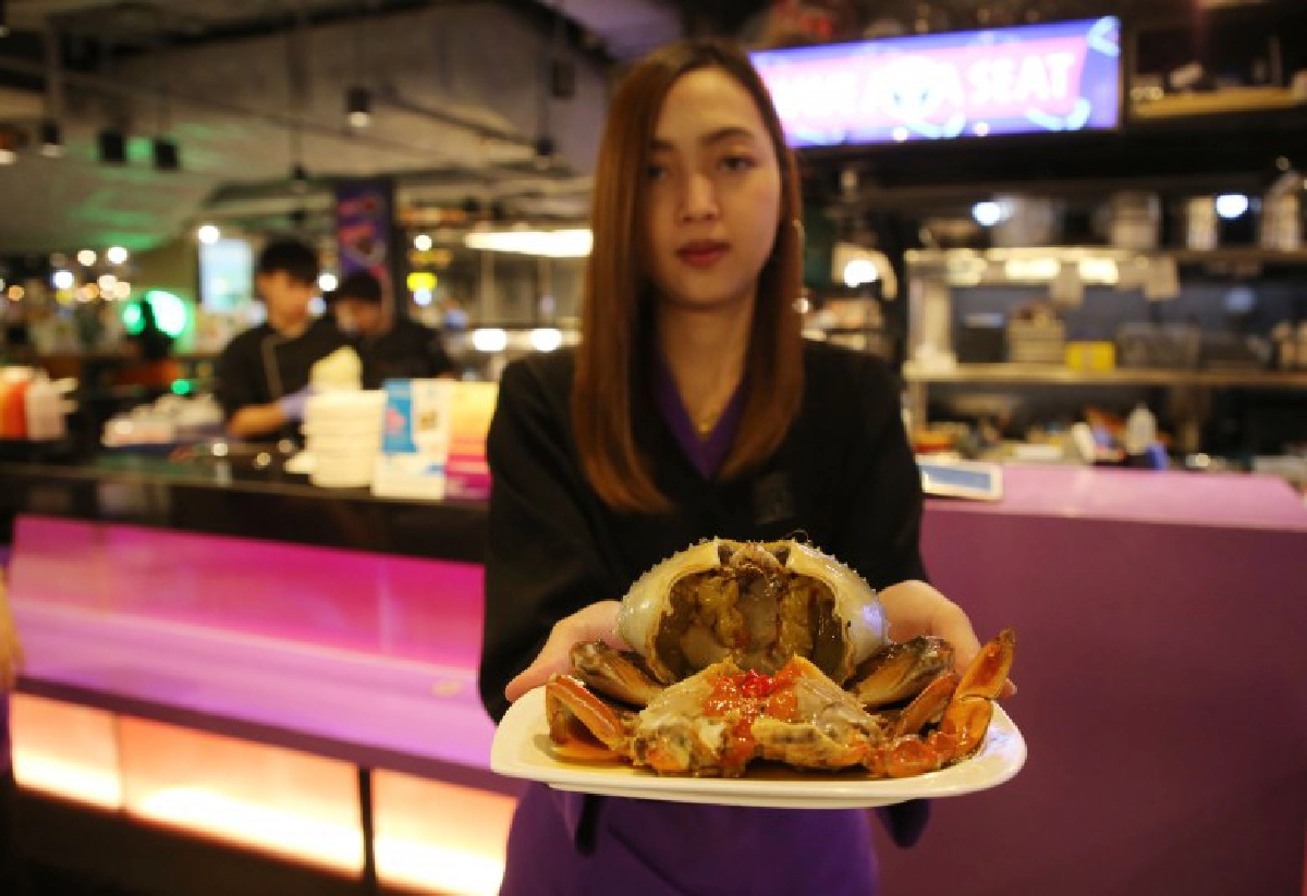 แซบซี้ดอร่อยหรูปูดองขึ้นห้าง