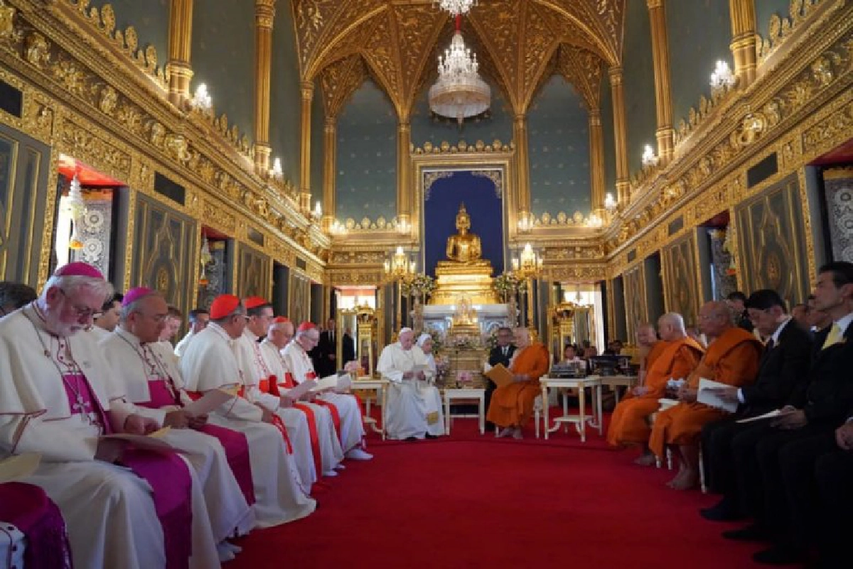 สัมพันธภาพ 2 ผู้นำศาสนา สุดงดงามยิ่ง