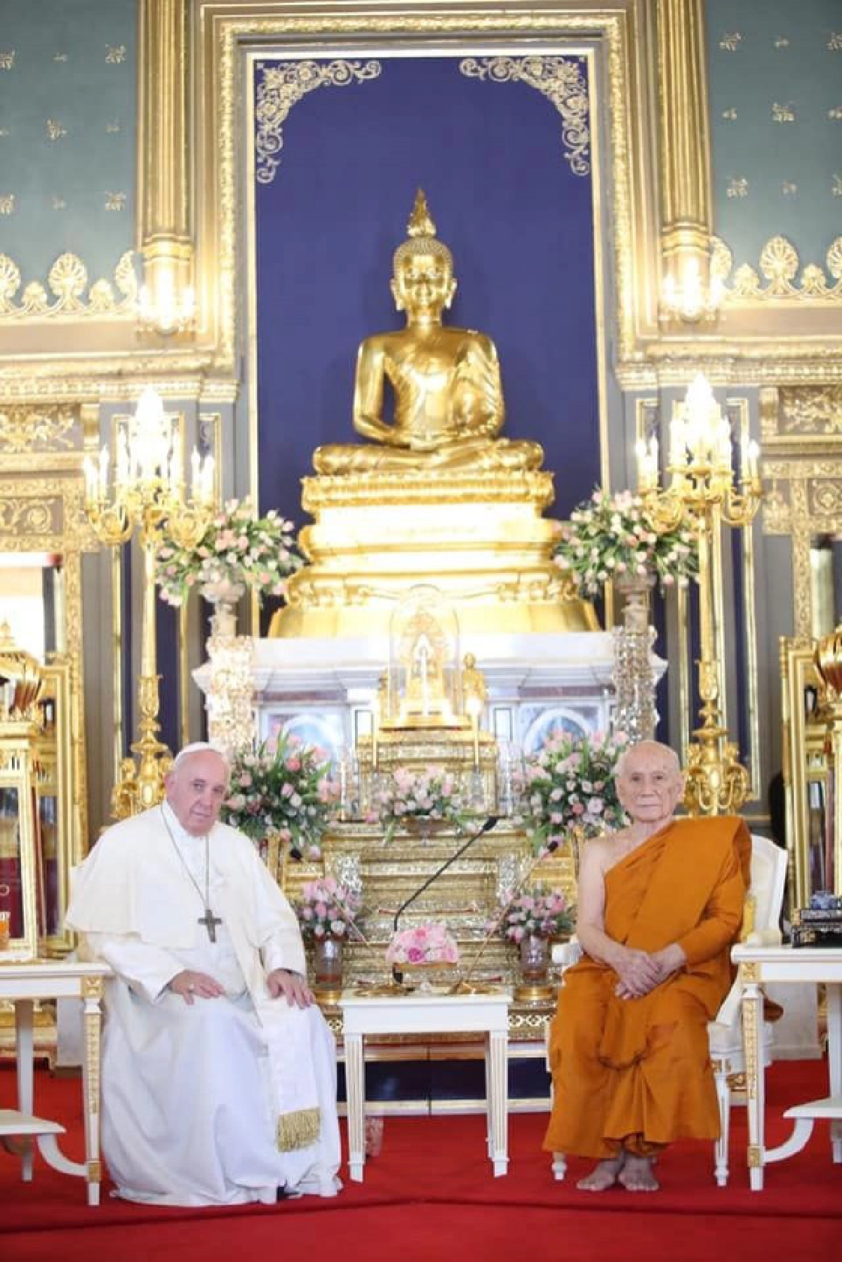 สัมพันธภาพ 2 ผู้นำศาสนา สุดงดงามยิ่ง