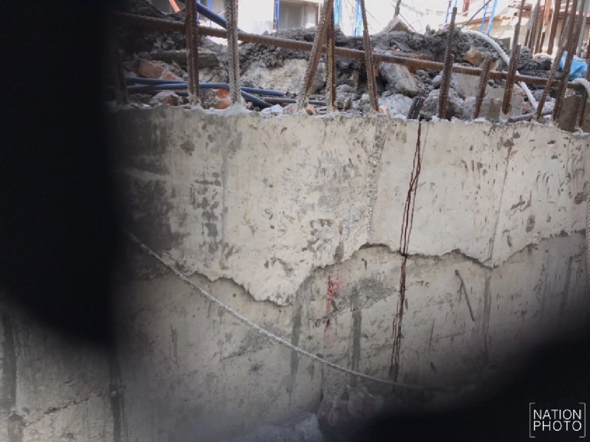 วสท. ตรวจไซต์ก่อสร้างเครนชักรอกทับคนงานเจ็บ 3