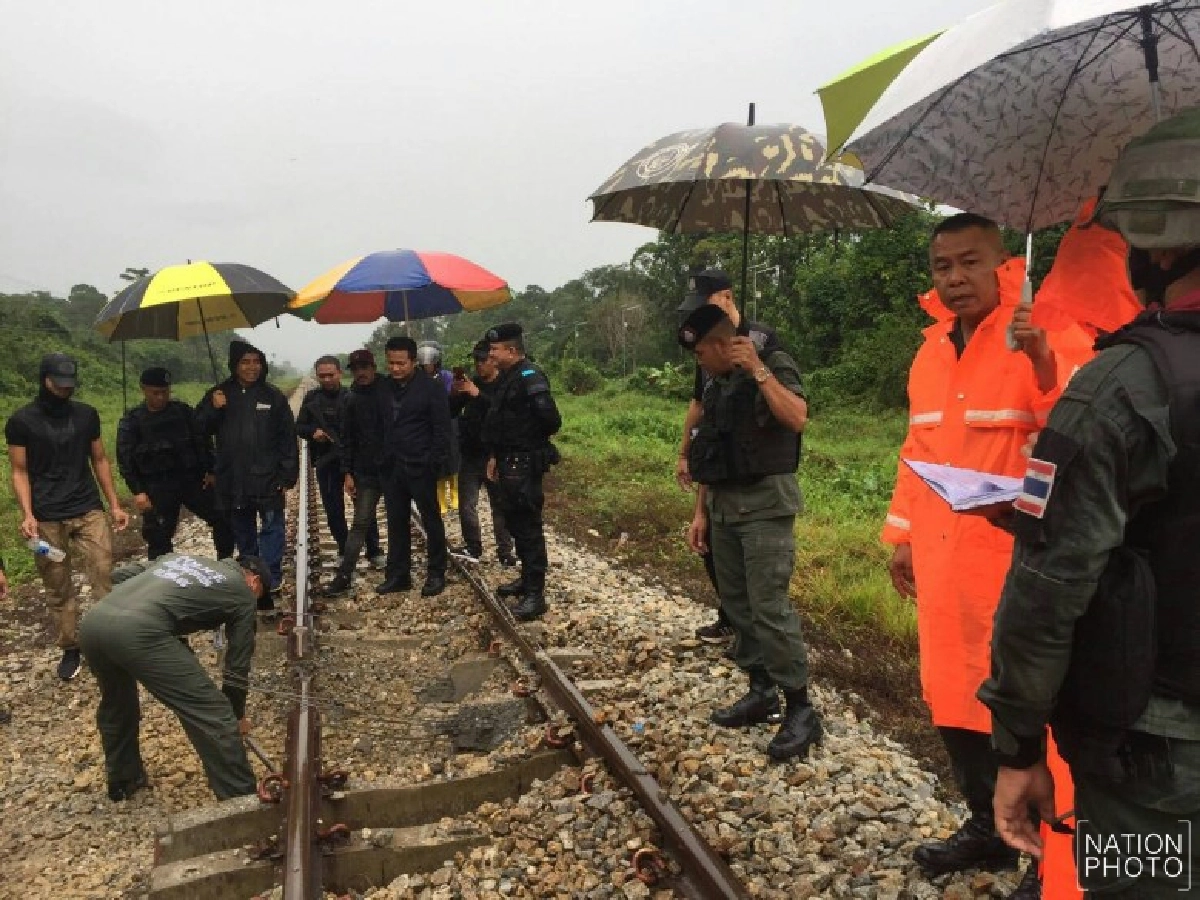 ใต้ป่วนอีก ลอบบึ้มรางรถไฟสุไหงปาดี-โต๊ะเด็ง