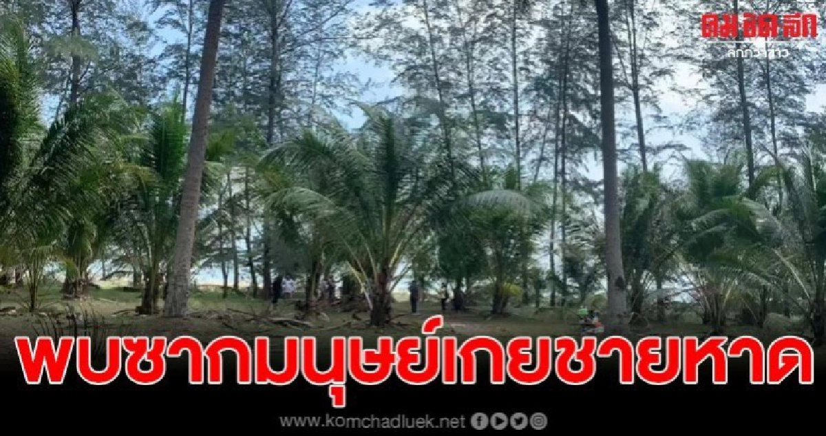 ร่างที่ 2 ศพถูกคลื่นซัดเกยชายหาด ขณะชาวบ้านเผย มีทุกปี ร่างที่ 2 ศพถูกคลื่นซัดเกยชายหาด ขณะชาวบ้านเผย มีทุกปี