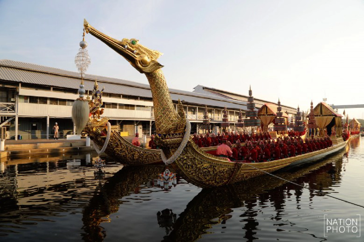 กองทัพเรือ จัดพิธีบวงสรวงแม่ย่านางเรือพระราชพิธี (ภาพชุด)  