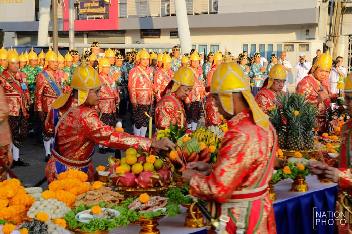 กองทัพเรือ จัดพิธีบวงสรวงแม่ย่านางเรือพระราชพิธี (ภาพชุด)  