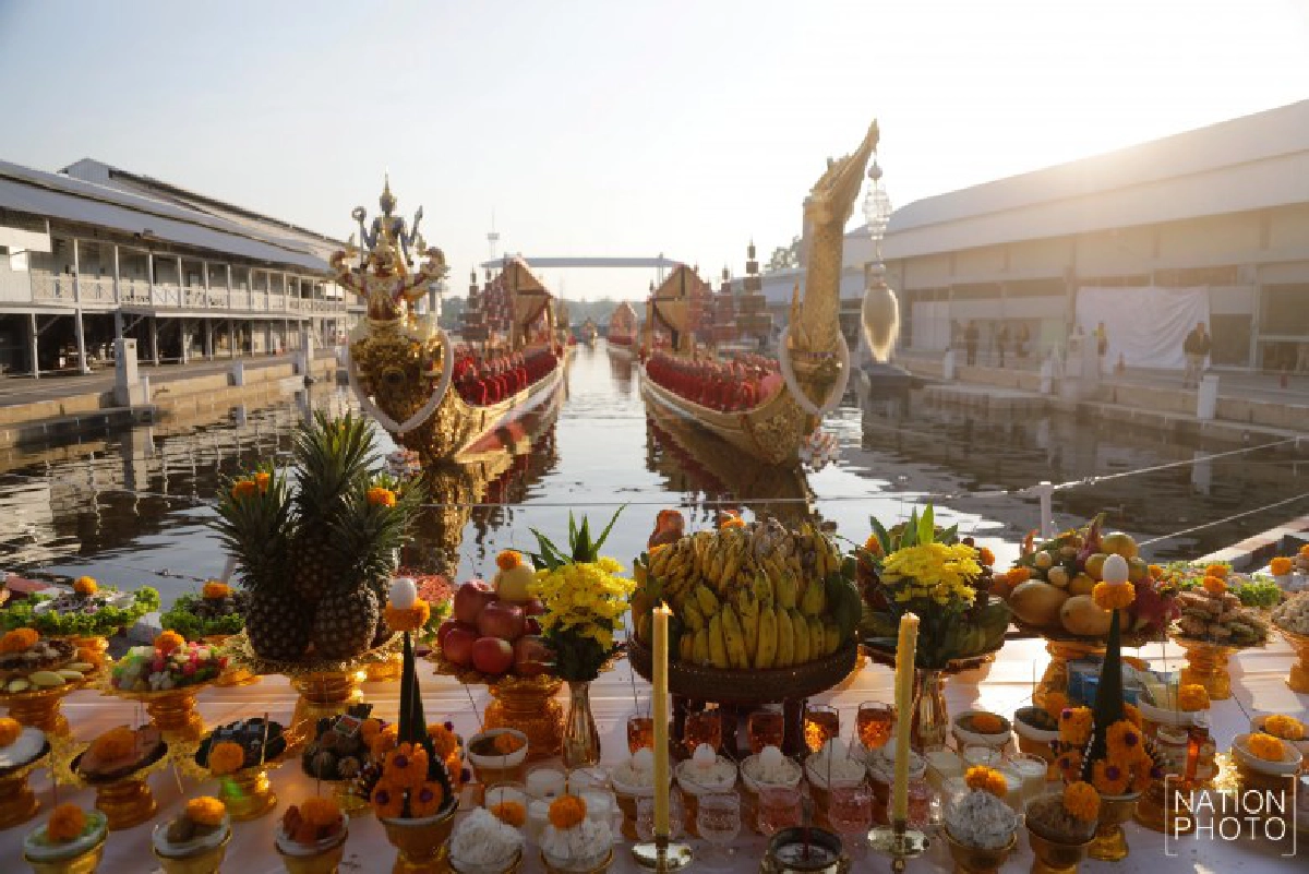 กองทัพเรือ จัดพิธีบวงสรวงแม่ย่านางเรือพระราชพิธี (ภาพชุด)  