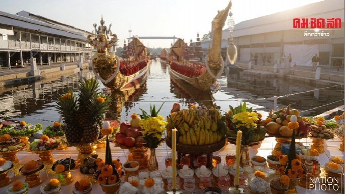 กองทัพเรือ จัดพิธีบวงสรวงแม่ย่านางเรือพระราชพิธี (ภาพชุด) กองทัพเรือ จัดพิธีบวงสรวงแม่ย่านางเรือพระราชพิธี (ภาพชุด)