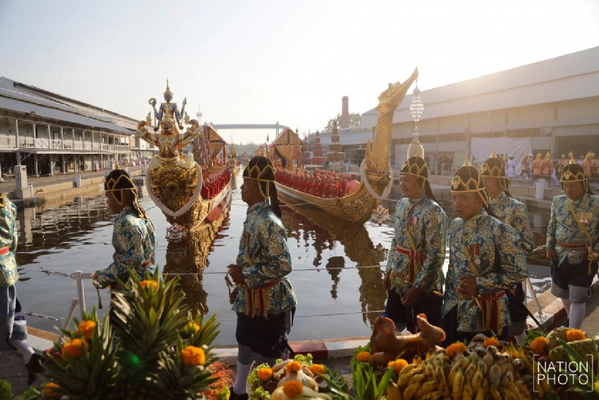 กองทัพเรือ จัดพิธีบวงสรวงแม่ย่านางเรือพระราชพิธี (ภาพชุด)  