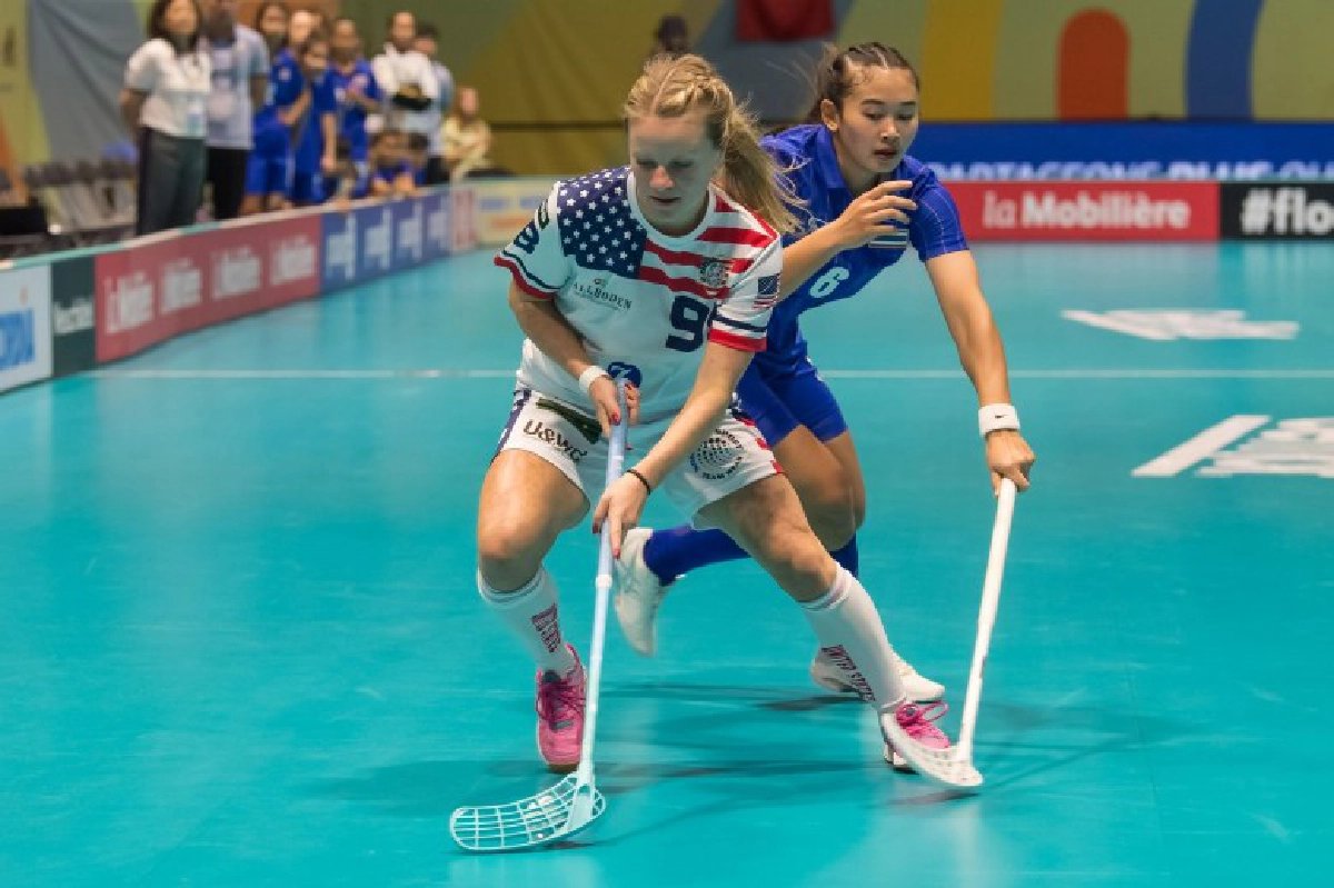 ฟลอร์บอลสาวถล่มสหรัฐฯ 10-6