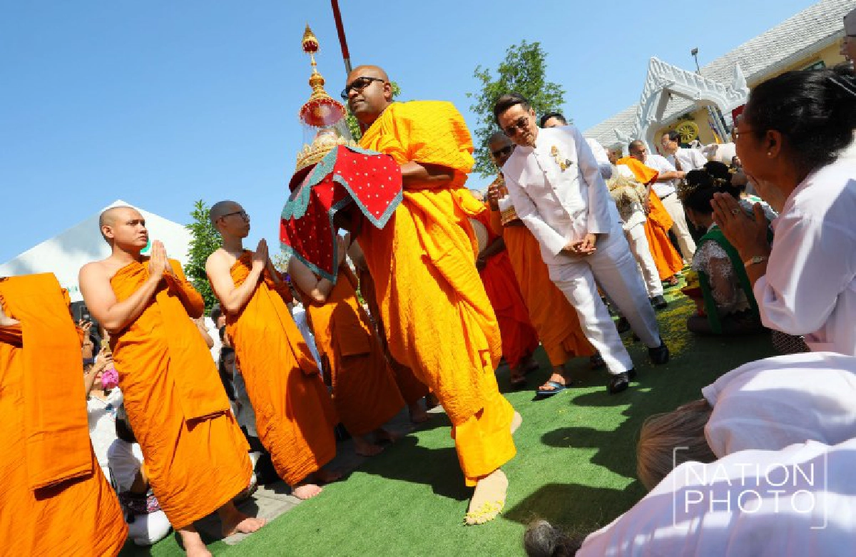 ชมภาพริ้วขบวนแห่ปฐมอัญเชิญ'พระบรมเกศาธาตุ'จากศรีลังกา