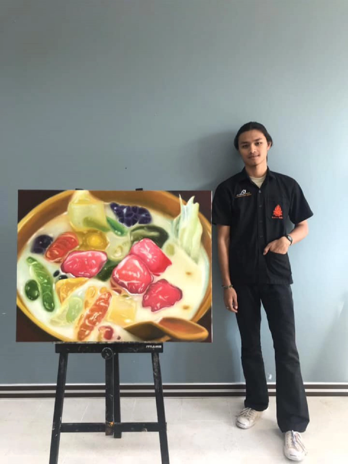 สุดทึ่ง แห่แชร์ภาพวาดรูปขนมหวานฝีมือ นศ.เหมือนของจริงมากๆ