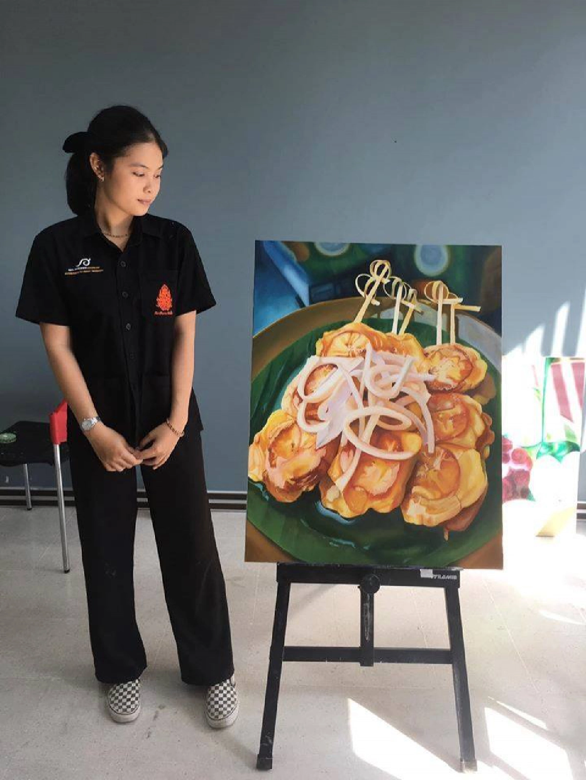 สุดทึ่ง แห่แชร์ภาพวาดรูปขนมหวานฝีมือ นศ.เหมือนของจริงมากๆ