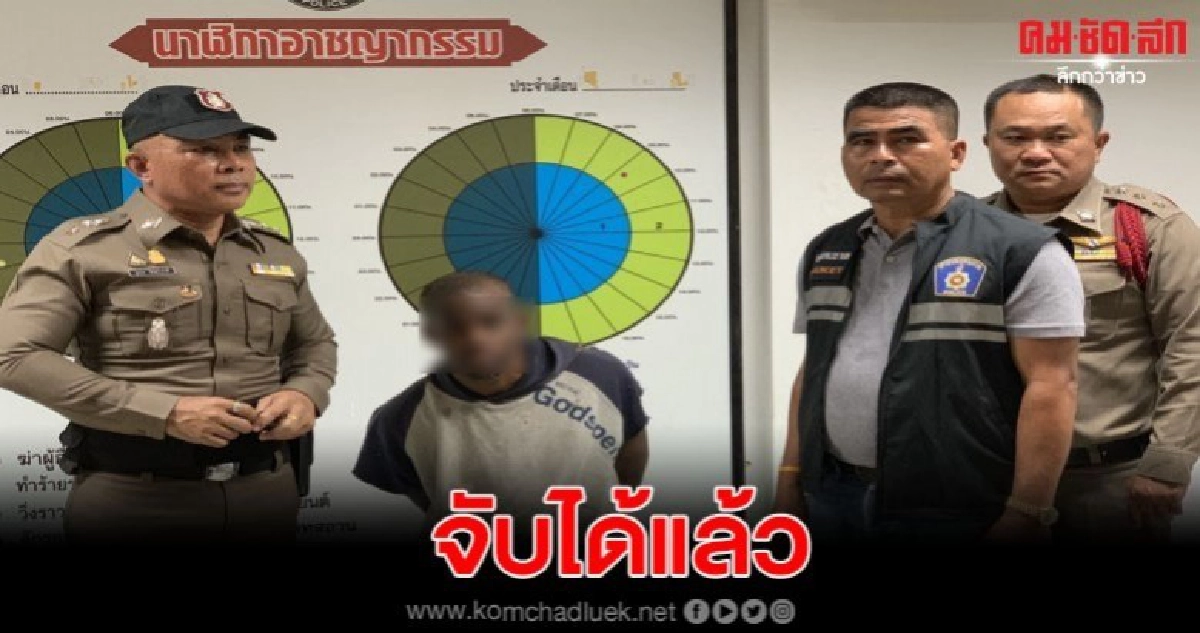 จับตัวได้เเล้ว ผู้ต้องหาหลบหนีจากรถคุมขัง ของสภ.ฉลอง