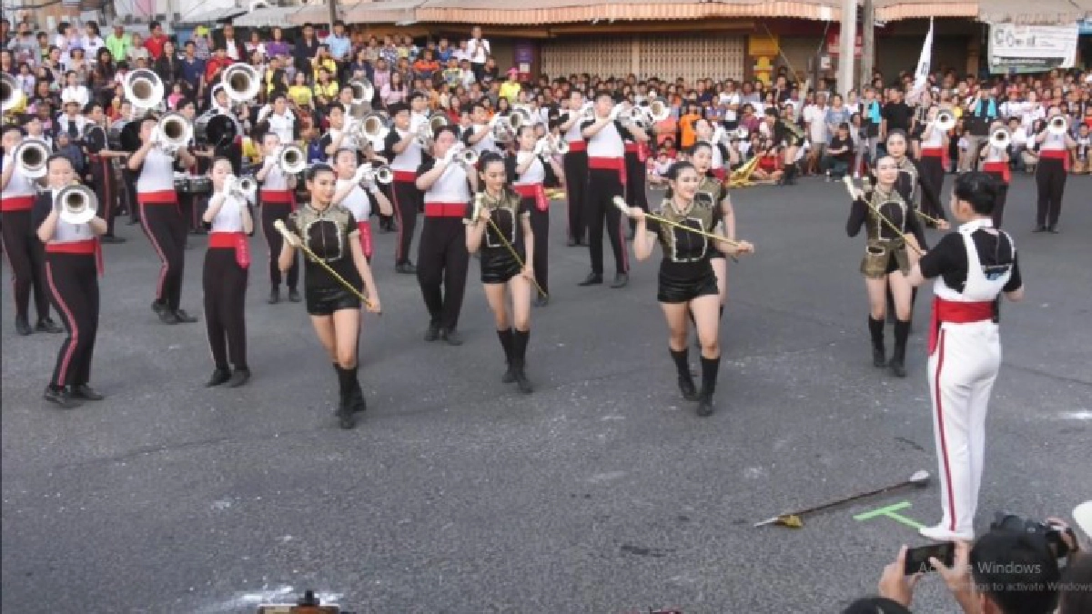 ประกวดวงโยธวาทิตโลก ประเภท TWMC-STREET PARADE ชมเชียร์สนั่น ประกวดวงโยธวาทิตโลก ประเภท TWMC-STREET PARADE ชมเชียร์สนั่น