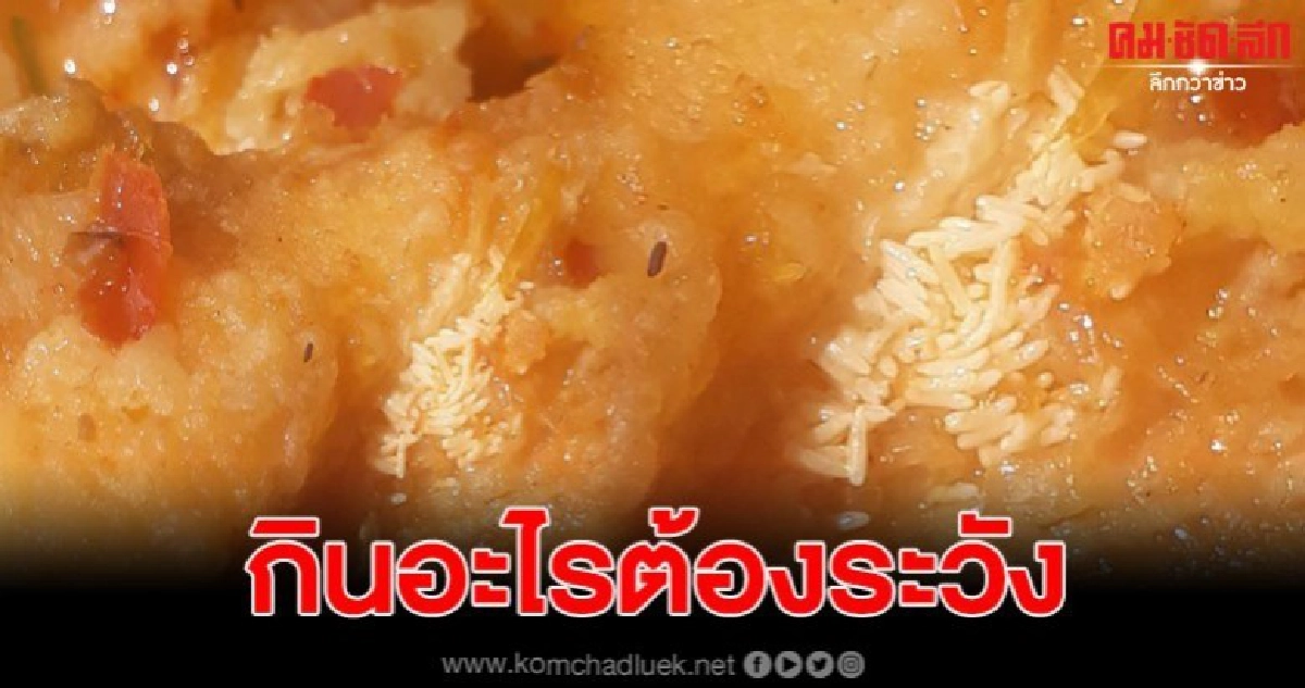 สาวโพสต์ทานอาหารร้านดังเขาค้อ เจอไข่แมลงวันในจาน