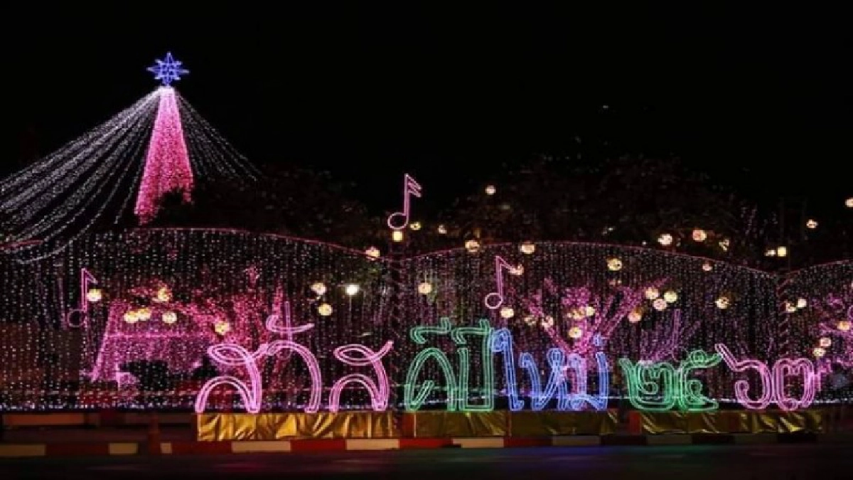 ลำปางเนรมิตรห้าแยกข่วงนครย้อนยุค 70 เฉลิมฉลองเทศกาลปีใหม่นครลำปาง