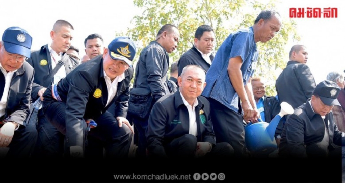 เฉลิมชัย-ธรรมนัส' ควงคู่ลงพื้นที่ตรวจราชการจ.ชัยภูมิ