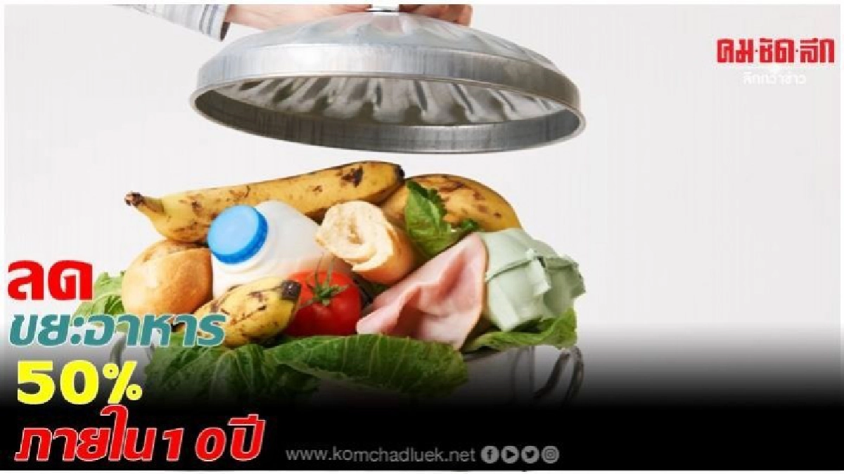 ลดขยะอาหาร 50%ภายใน 10ปี ลดขยะอาหาร 50%ภายใน 10ปี