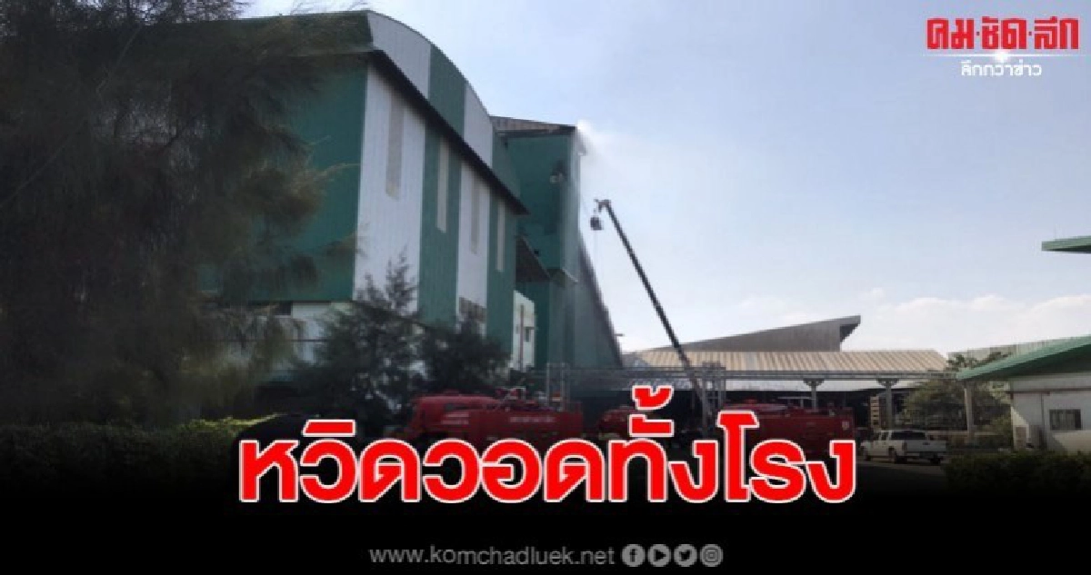 เพลิงไหม้โรงงานผลิตน้ำตาล คาดอาจเกิดจากการทำงานหนัก เพลิงไหม้โรงงานผลิตน้ำตาล คาดอาจเกิดจากการทำงานหนัก