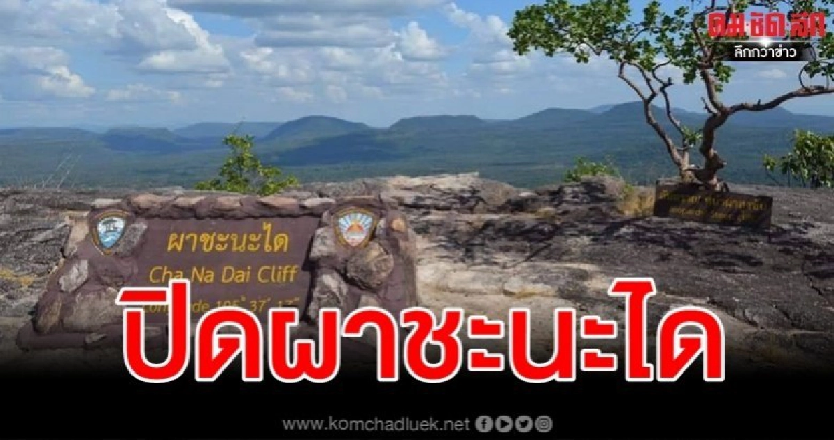 ปรับปรุงทาง! ปิดแหล่งท่องเที่ยว "ผาชะนะได" ถึง 5 พ.ย.63 ปรับปรุงทาง! ปิดแหล่งท่องเที่ยว "ผาชะนะได" ถึง 5 พ.ย.63