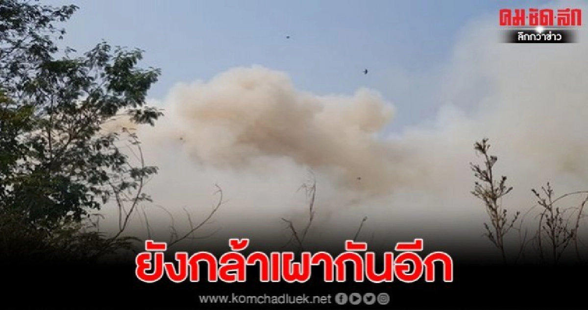 ค่า PM 2.5 เกินมาตรฐาน แต่ชาวบ้านก็ยังเผา ไม่สนสภาพอากาศ ค่า PM 2.5 เกินมาตรฐาน แต่ชาวบ้านก็ยังเผา ไม่สนสภาพอากาศ