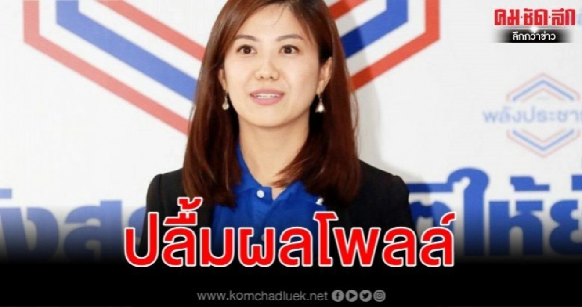 พปชร. ปลื้มผลโพลล์ ปชช. ชื่นชอบโครงการ บิ๊กป้อม - สนธิรัตน์