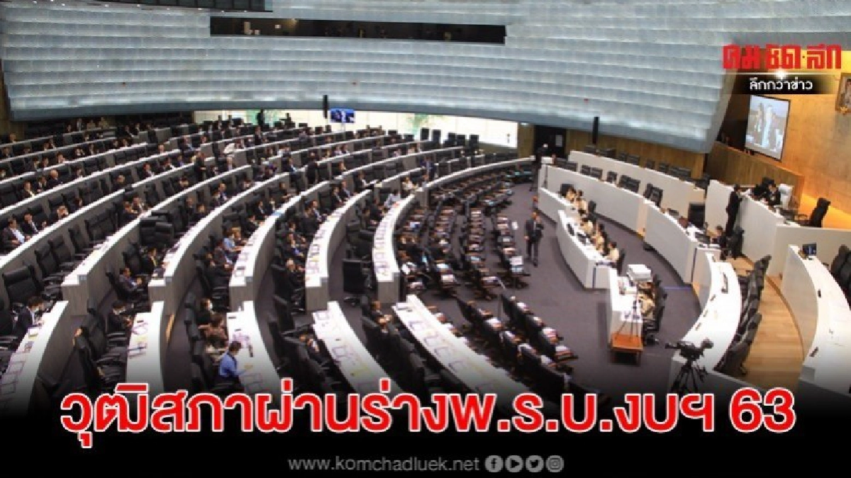 วุฒิสภาเสียงเอกฉันท์ 255 เสียง ผ่านร่างพ.ร.บ.งบฯ 63 วุฒิสภาเสียงเอกฉันท์ 255 เสียง ผ่านร่างพ.ร.บ.งบฯ 63
