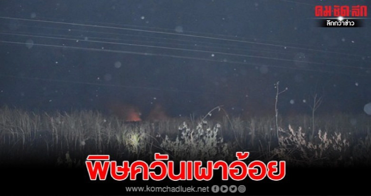 กระบะประสานงารถไถ กลางกลุ่มควัน ดับ1 เจ็บ2 กระบะประสานงารถไถ กลางกลุ่มควัน ดับ1 เจ็บ2