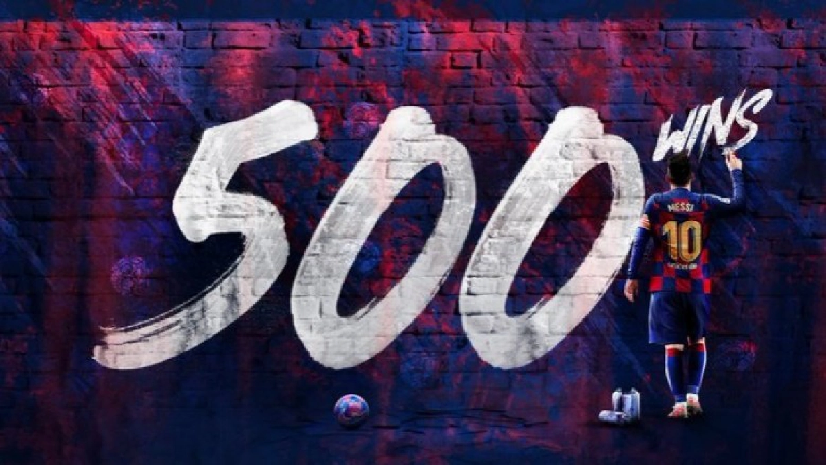 สถิติใหม่ 500 นัดเมสซี