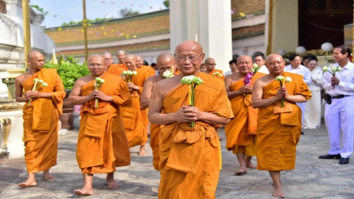 พิธีบำเพ็ญกุศลและเวียนเทียนในวันมาฆบูชา2563 พิธีบำเพ็ญกุศลและเวียนเทียนในวันมาฆบูชา2563