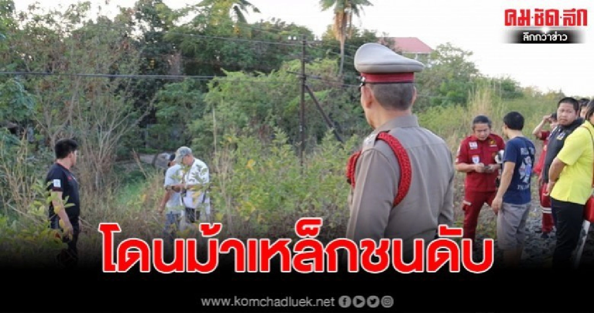 ม้าเหล็กดีเซลรางกรุงเทพหนองคาย ชนชายเร่ร่อนตกข้างทางดับ ม้าเหล็กดีเซลรางกรุงเทพหนองคาย ชนชายเร่ร่อนตกข้างทางดับ