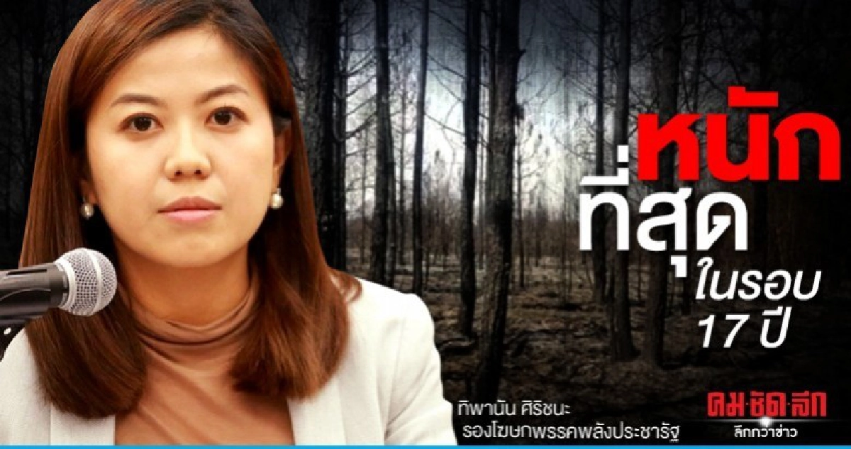 พปชร.ห่วงไฟป่าภูกระดึงชี้หนักสุดในรอบ 17 ปี พปชร.ห่วงไฟป่าภูกระดึงชี้หนักสุดในรอบ 17 ปี