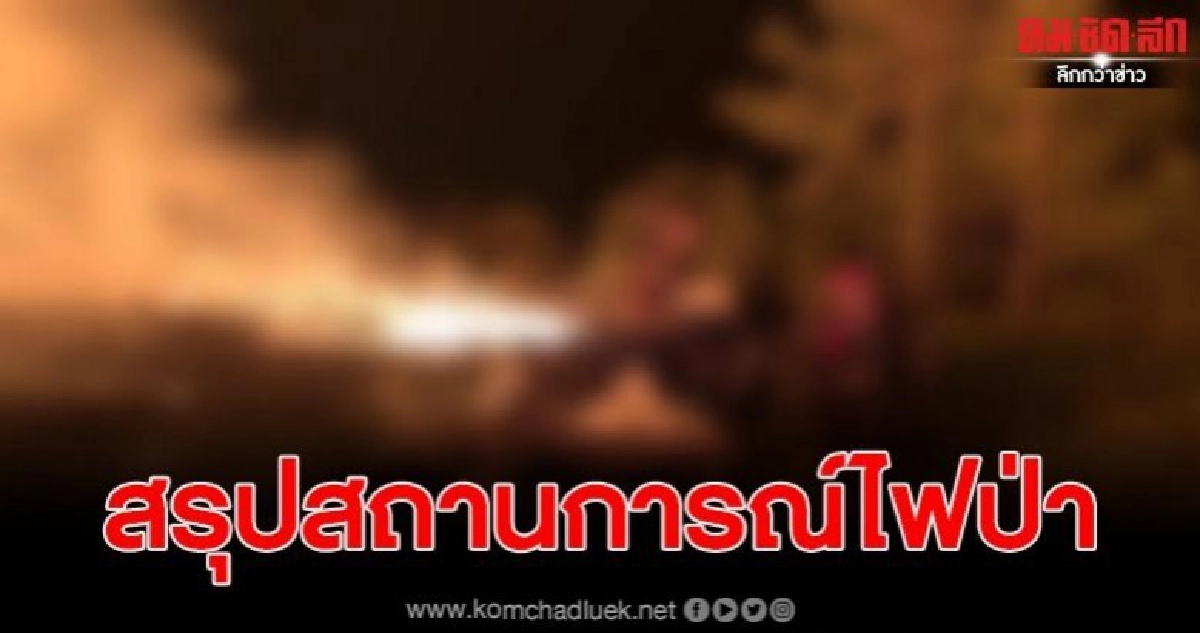 สรุปสถานการณ์ไฟป่าภูกระดึง มีพื้นที่ถูกเผาไหม้กว่า 3,400 ไร่ สรุปสถานการณ์ไฟป่าภูกระดึง มีพื้นที่ถูกเผาไหม้กว่า 3,400 ไร่